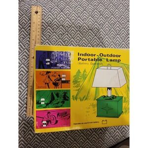 Vintage Indoor Outdoor Portable Lamp